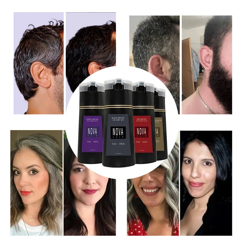 3-in-1 Hair Dye Shampoo