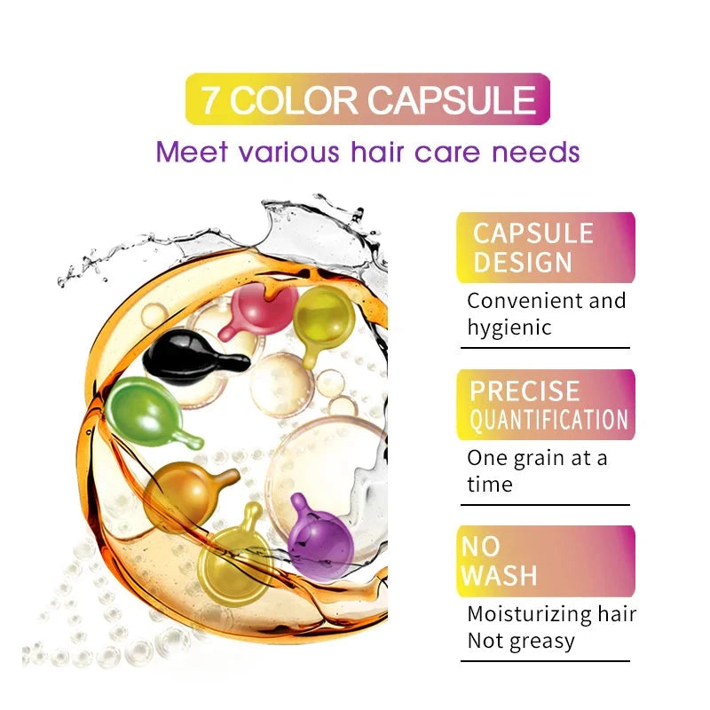 30PCS Hair Vitamin Keratin Oil Capsules