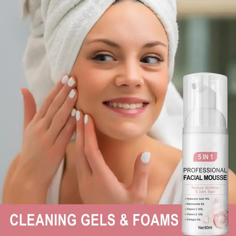 Facial Foaming Cleanser Deep Cleansing Face Wash