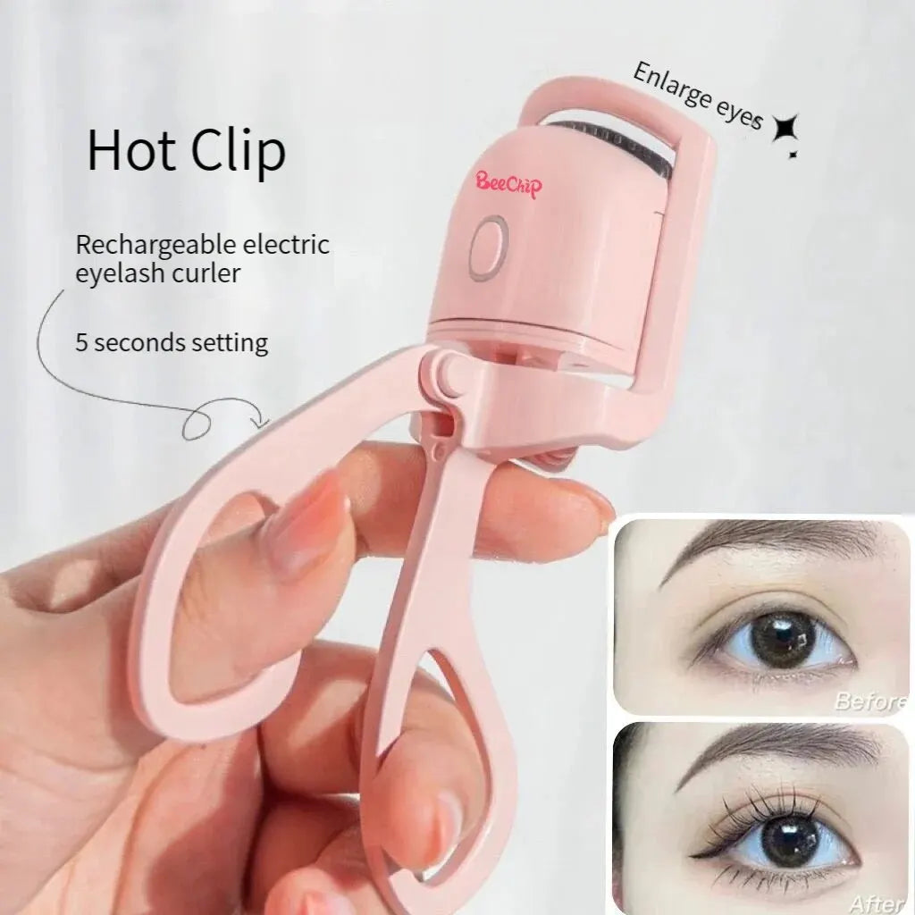 Pink Electric Eyelash Curler