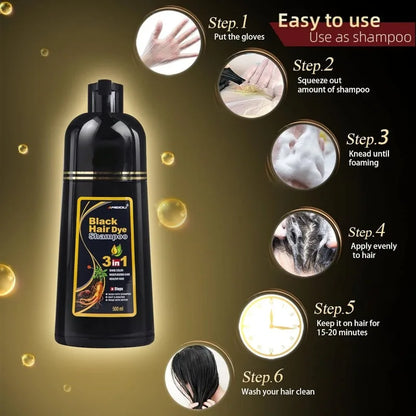 3-in-1 Hair Dye Shampoo