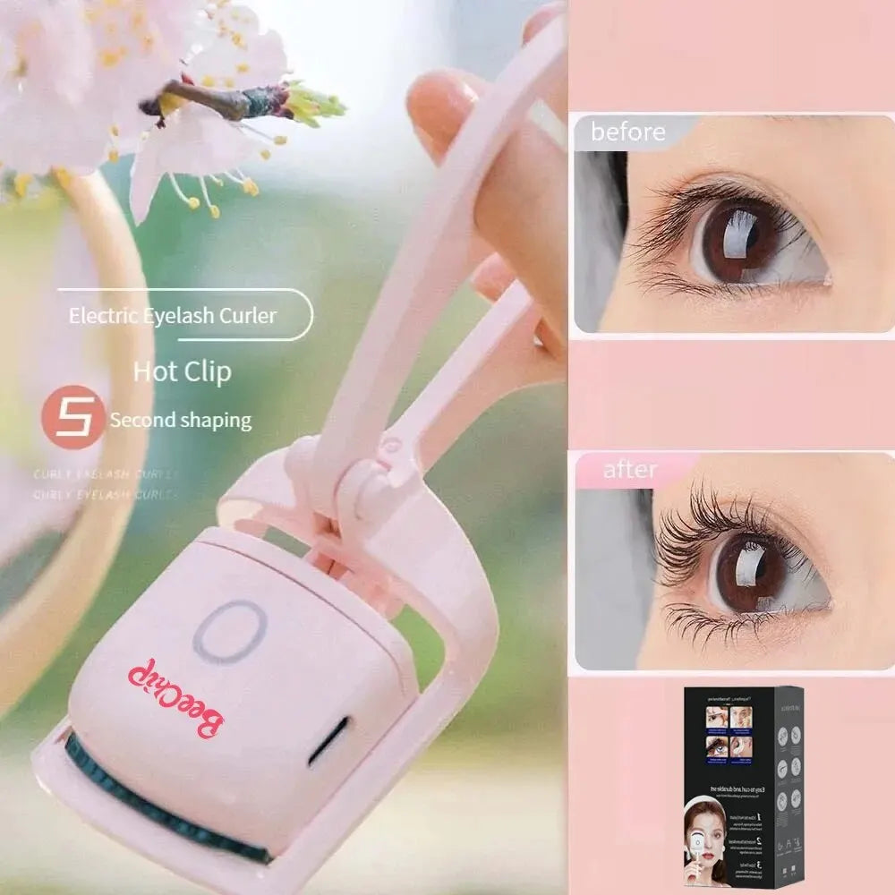 Pink Electric Eyelash Curler